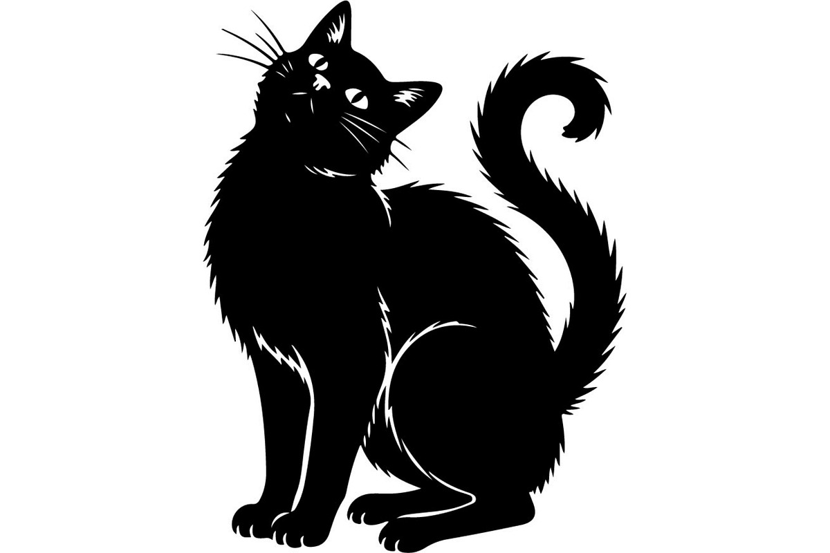 Cute Cat Silhouette Mega Vector Bund, an Animal Illustration by Designer_Momina (Photo 25 of 34)