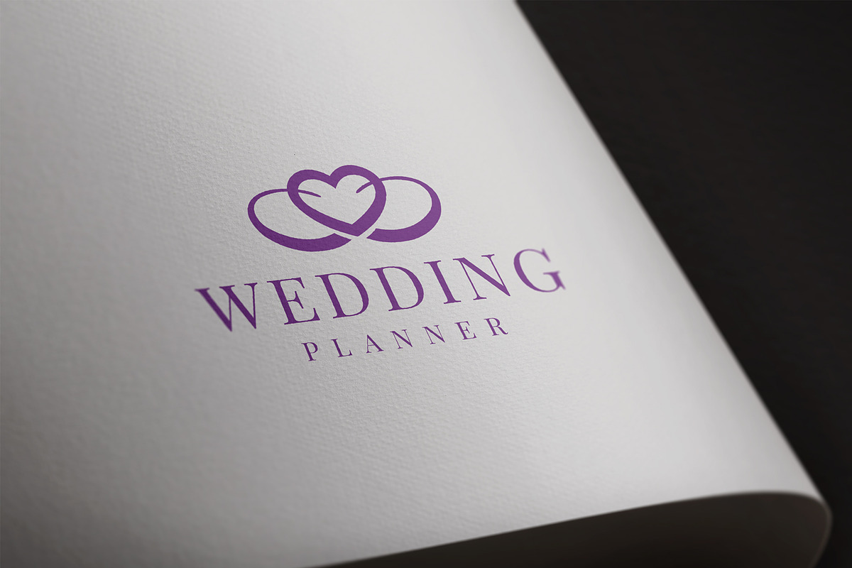 Wedding Planner Logo Design Template, a Branding & Logo Template by HueNestify (Photo 3 of 3)