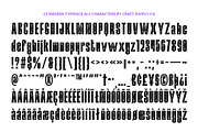 CS Maiden – Inktrap Font, a Sans Serif Font by Craft Supply Co. (Thumbnail 8 of 8)