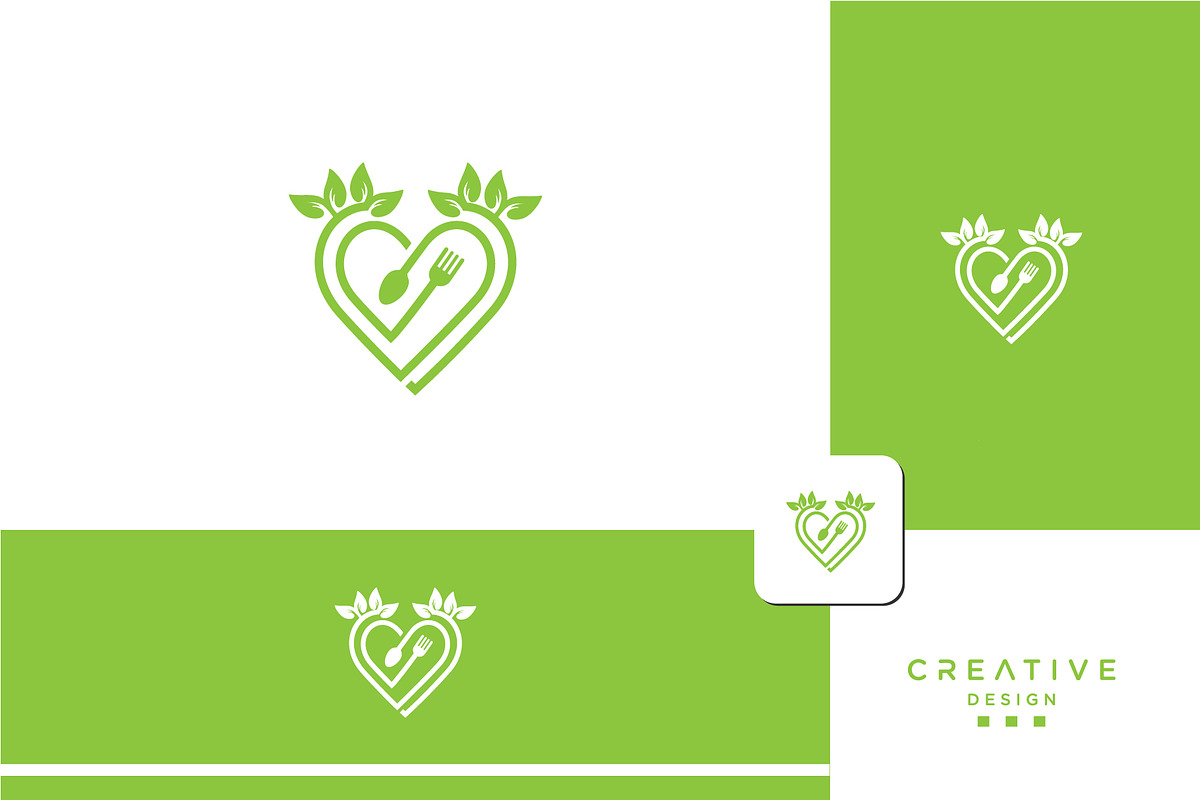 Love and heart food logo., a Branding & Logo Template by art_creater (Photo 1 of 2)