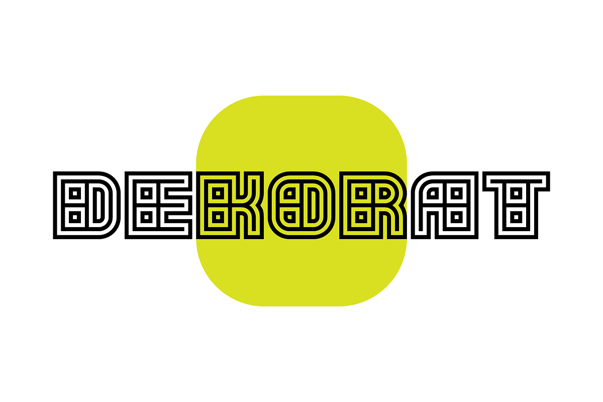 KD Dekorat - Maya display font, a Font by Kassymkulov Design (Photo 1 of 5)