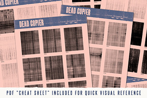 Dead Copier Photocopy Texture Pack