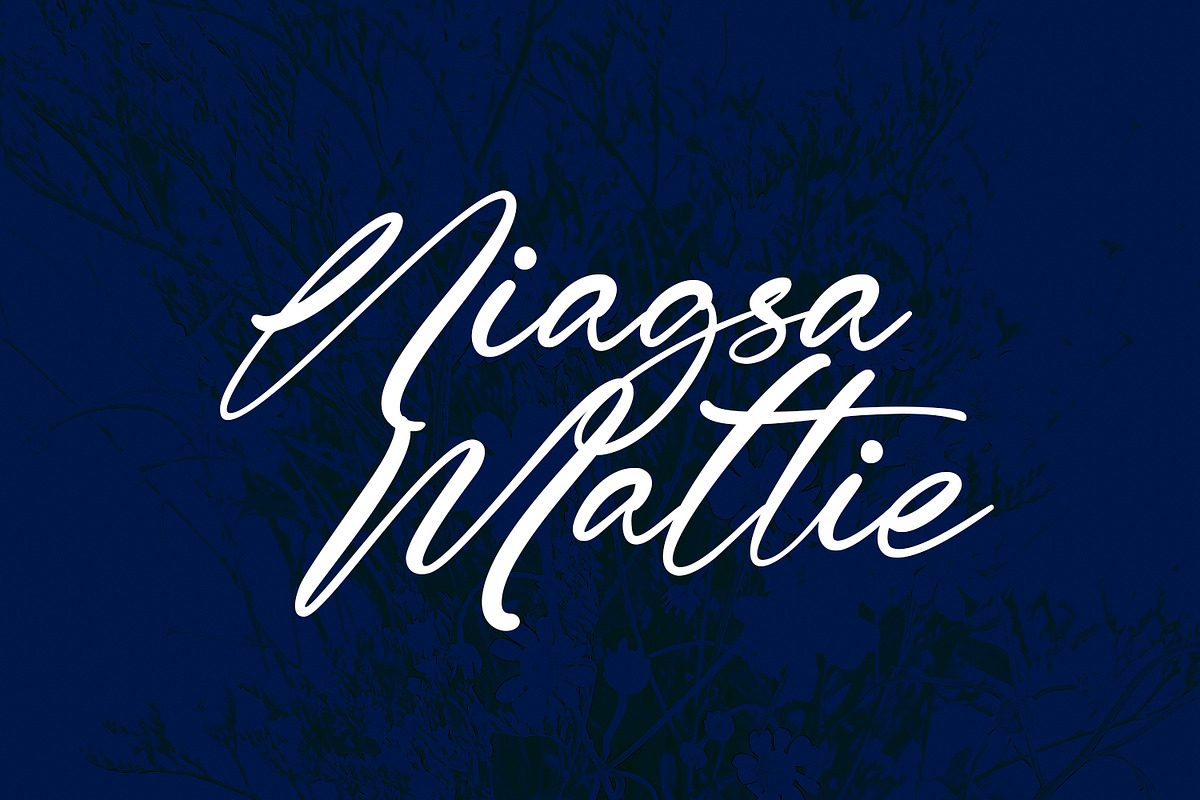 Mittchely Signature Script Font, a Script Font by Maulana Creative (Photo 3 of 8)