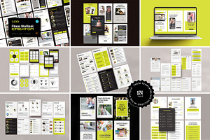 MAX Fitness Template Bundle 4-in-1