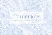 TOILE DE JOUY BLUE & BLACK, an Object Graphic by Knopazyzy (Thumbnail 1 of 19)