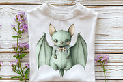 Pastel Gothic Halloween Clipart, an Illustration by CraftArtStudio (Thumbnail 4 of 6)