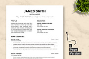 Dental Nurse Resume Template, a Resume Template by ResumeInventor (Thumbnail 3 of 9)