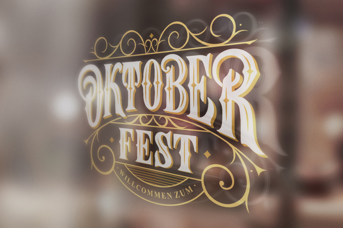 OKTOBERFEST Logotype, a Templates & Theme by Anna's Lettering (Photo 2 of 3)