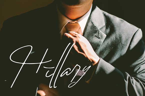 Hillary font preview 8