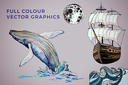 Sky Meets Sea Collection, an Illustration by Barn Owl Studio (Thumbnail 3 of 6)