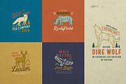 Animal Vintage Badges - Hand Drawn, a Branding & Logo Template by uyo66 (Thumbnail 3 of 9)