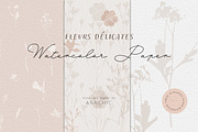 BUNDLE Floral watercolor paper, a Texture Illustration by Anna Sokol (Thumbnail 21 of 71)