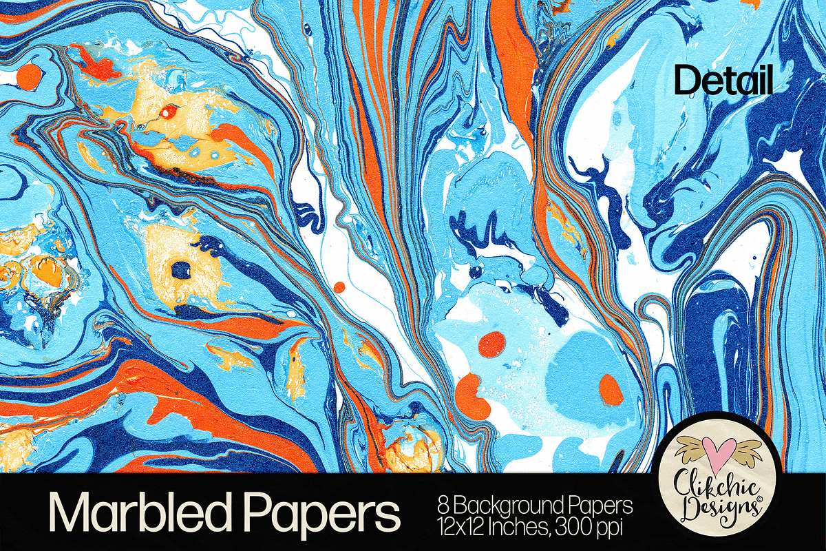 Marbled Background Textures, a Texture Graphic by Clikchic Designs (Photo 5 of 5)