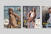 Magazine Cover Template Set, a Magazine Template by BrandPacks (Thumbnail 4 of 8)