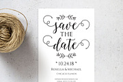 Save the Date Template SHR207, an Invitation Template by Shafura_Wedding (Thumbnail 2 of 5)