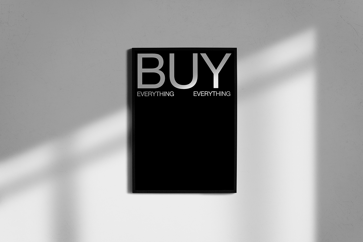 Framed poster mockup, a Mockup by Thunder Studio (Photo 2 of 3)