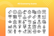 40 Economy - Line, an Outline Icon by Kmg Design (Thumbnail 2 of 2)