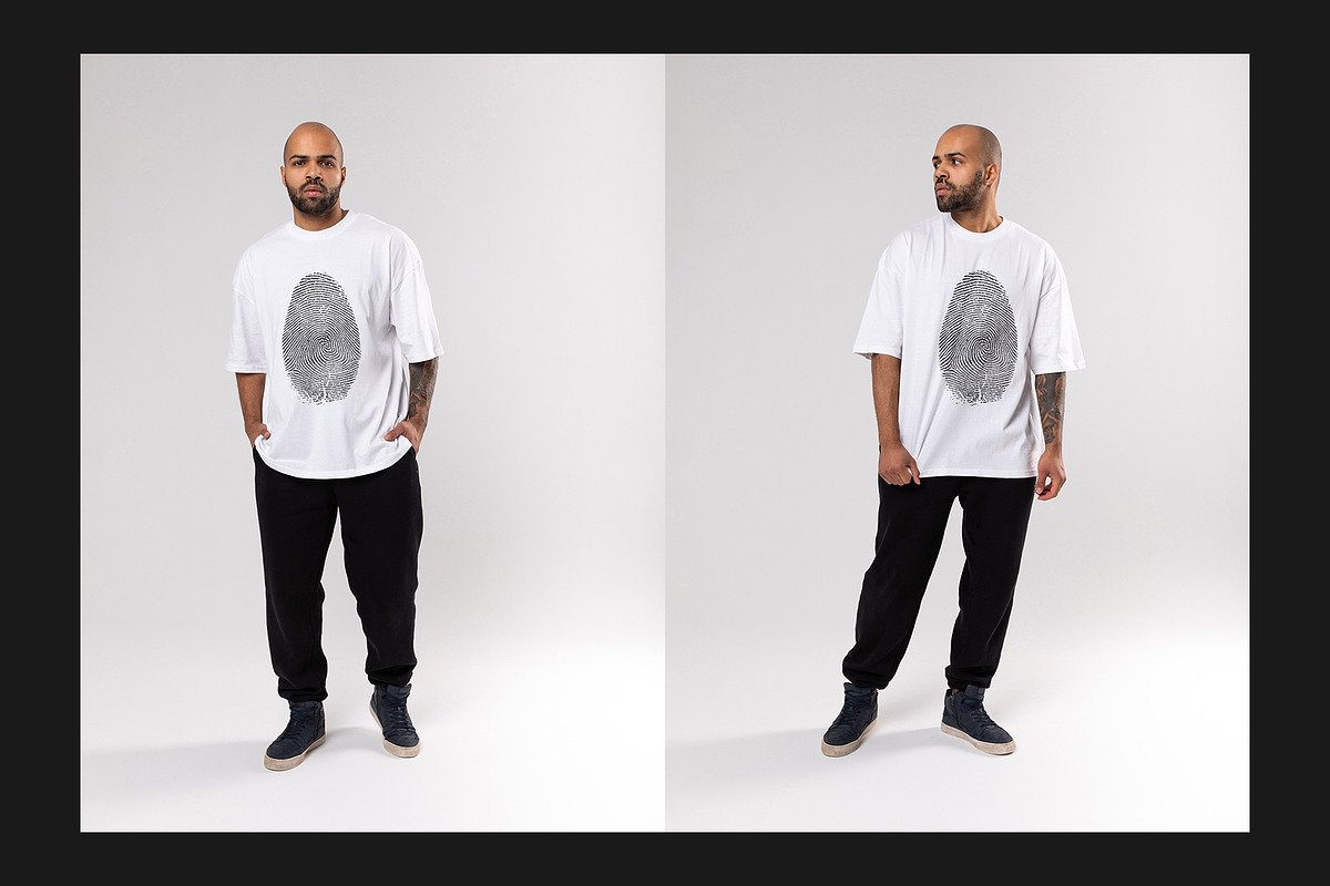 T-Shirt Mock-Up Set, a Shirt Mockup by Freeman Studio (Photo 12 of 20)