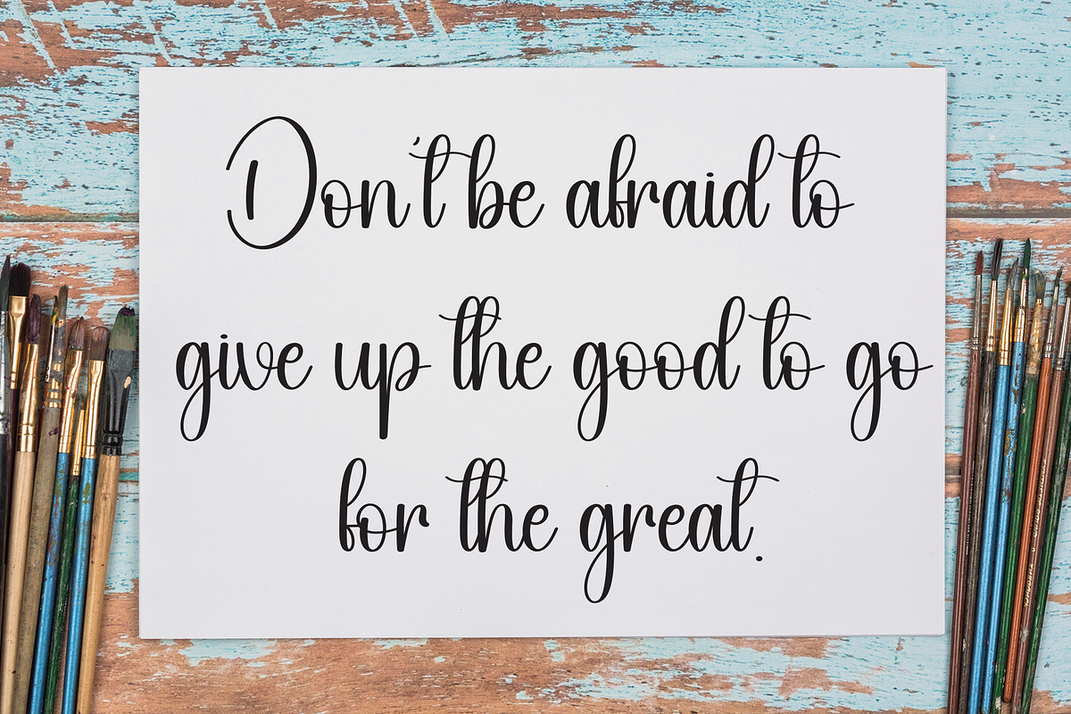 Butter | Script Font, a Handwritten Font by Scratchones (Photo 5 of 9)