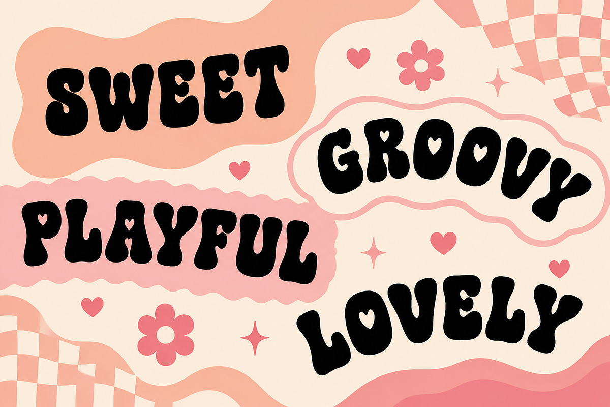 Heartsy Groovy, a Slab Serif Font by Wow Magic (Photo 3 of 4)