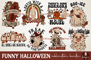 Funny Halloween Sublimation Bundle