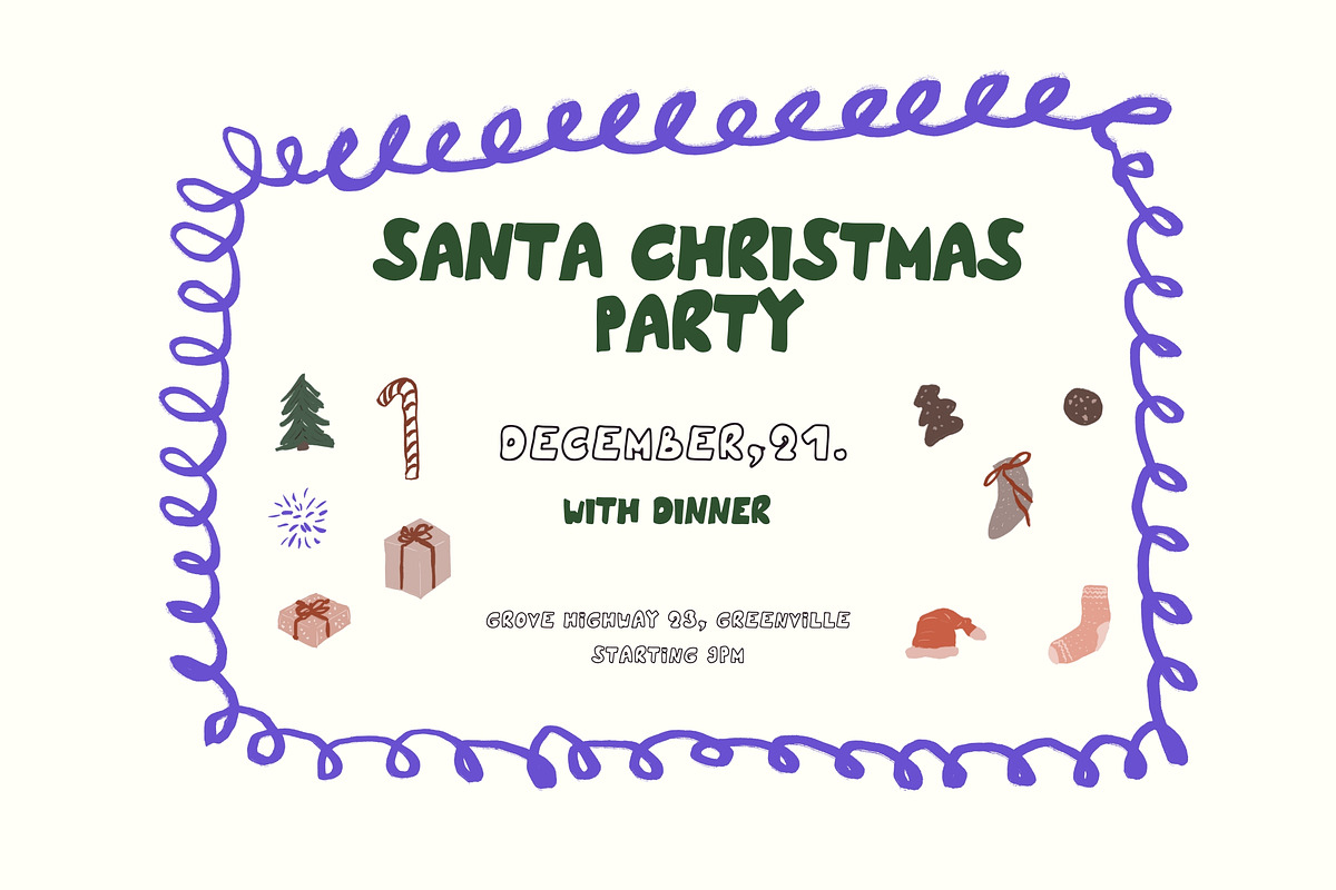 Handmade Font Duo + Christmas Icons, a Handwritten Font by Laras Wonderland (Photo 4 of 13)
