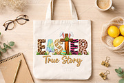 Crochet Easter True Story PNG, an Illustration by Canvas Craft (Thumbnail 6 of 6)