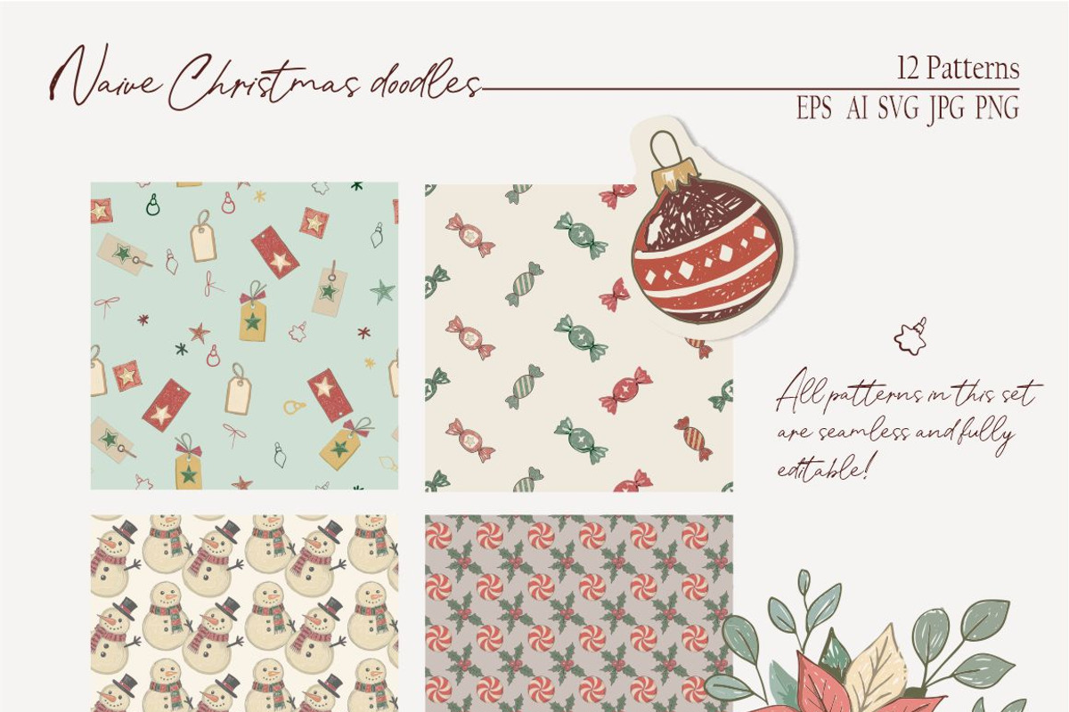 New Year Vector Graphics, an Object Graphic by Collection by VY (Photo 9 of 10)
