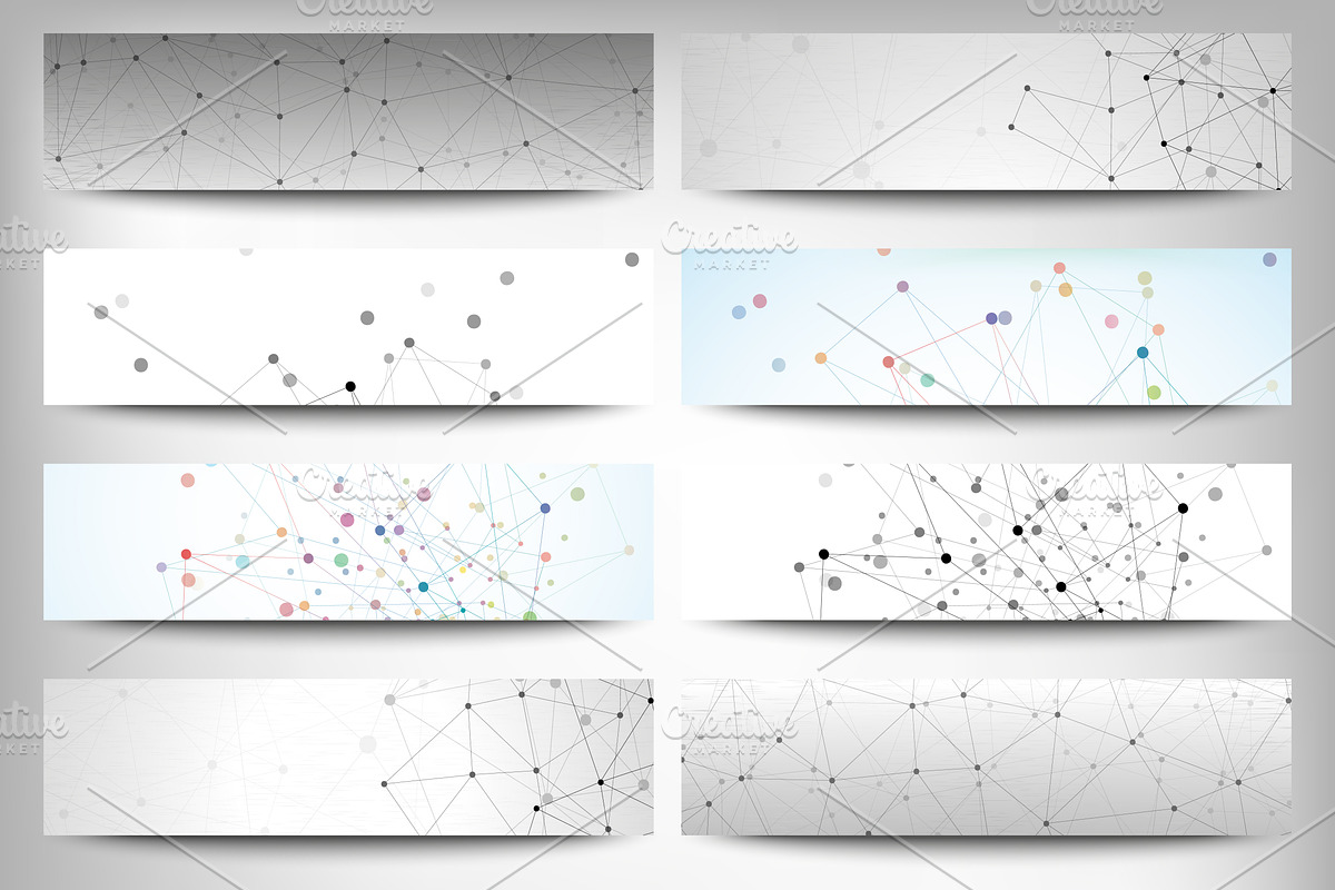 Molecular Bundle + BONUS, a Decorative Illustration by VectorShop (Photo 5 of 11)