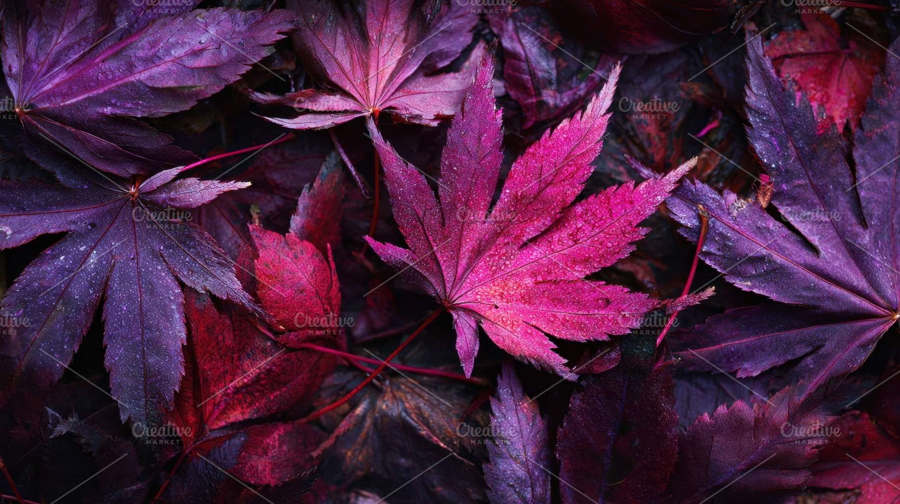 Bright autumn leaves fallen, a Photo by Beautiful things