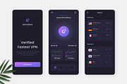 Servidora - VPN App Design, an UI Kit Template by Panen Creative (Thumbnail 2 of 3)