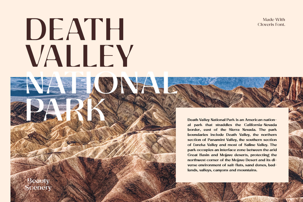 Cloveris - Stylish Sans Serif Font, a Font by Letterhend Studio (Photo 8 of 10)