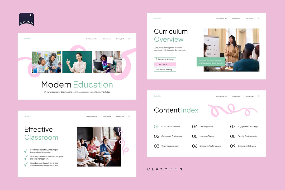 Modern Education, a Presentation Template by Claymoon Lab (Photo 4 of 8)
