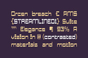 CS Bunker – Reverse Contrast Font, a Sans Serif Font by Craft Supply Co. (Thumbnail 2 of 8)