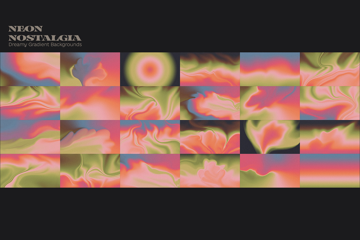 Neon Gradient Background Textures, a Texture Graphic by Oksana Trygub (Photo 6 of 16)