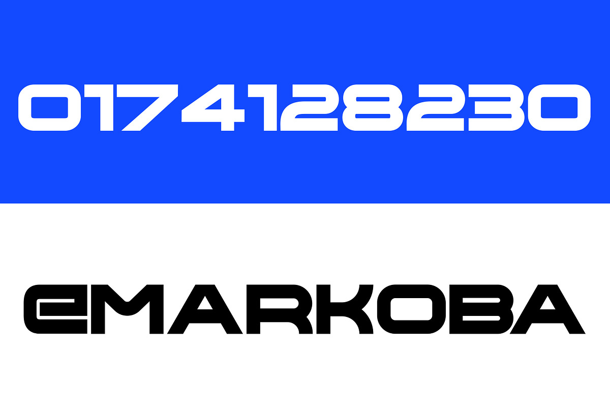 Xeriko | Futuristic Font, a Sans Serif Font by NazmulsDesign (Photo 4 of 10)