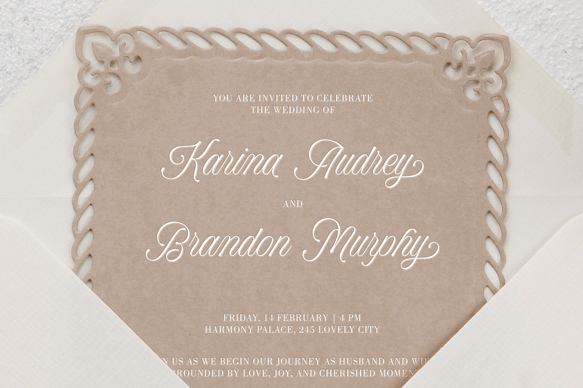 Winter Rhapsody - Calligraphy Font, a Script Font by Subectype Studio (Photo 7 of 9)