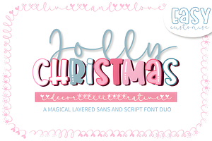 Jolly Christmas Font, a Script Font by Coco Bloom