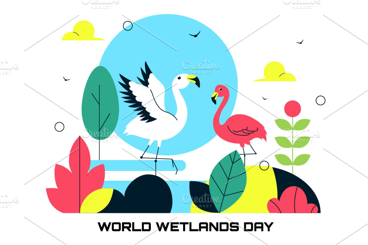 10 World Wetlands Day Illustration, an Animal Illustration by denayunebgt (Photo 4 of 4)