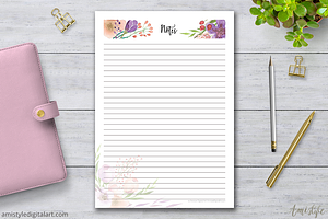 Notes Printable Planner Pages