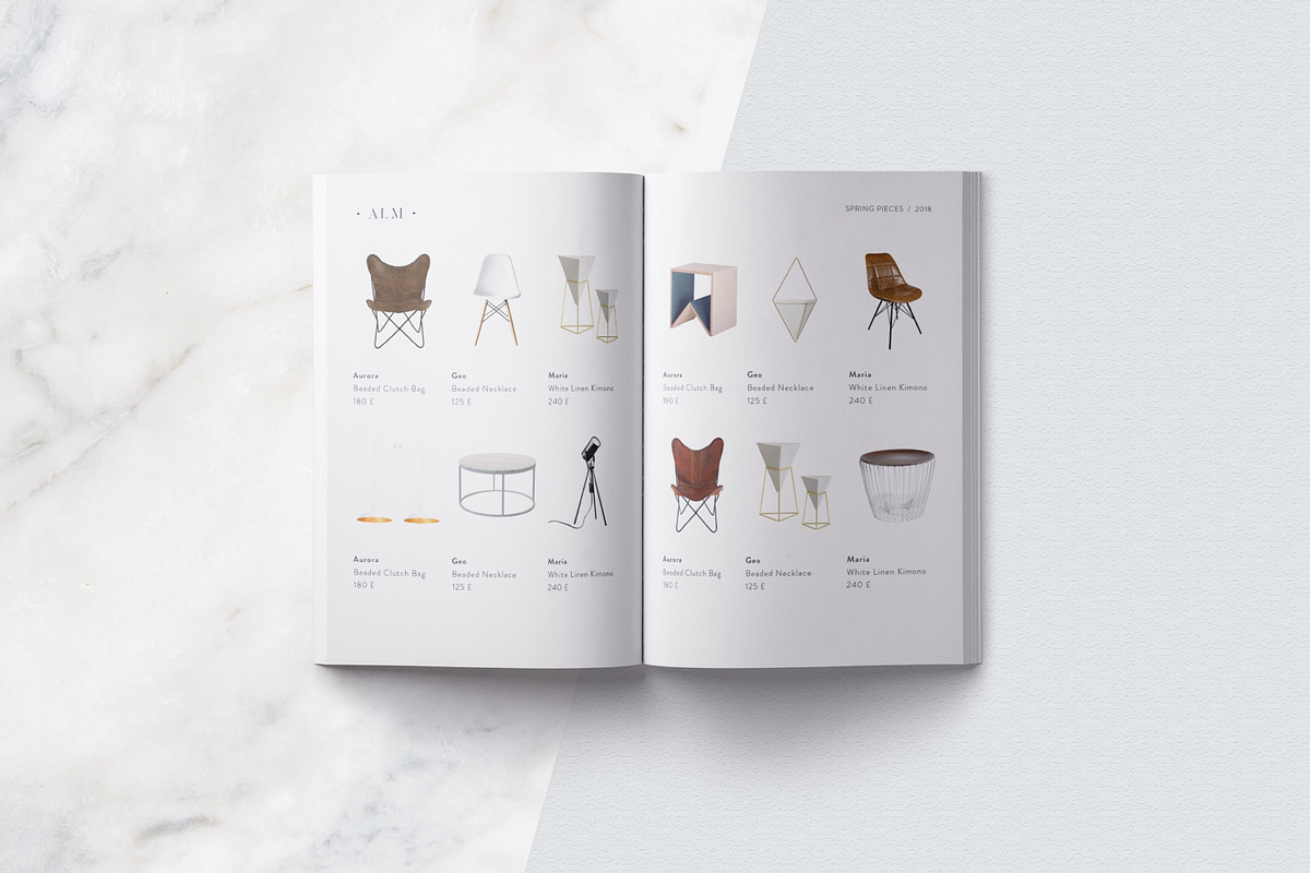 A La Mode Magazine/Brochure Template, a Brochure Template by Mindful Mapbooks Co. (Photo 4 of 12)