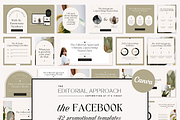 Facebook Post Cover Luxe Canva, a Social Media Template by HerstedHertz (Thumbnail 1 of 10)