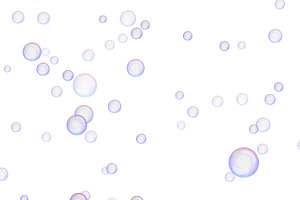 Rainbow Transparent Soap Bubbles Iso