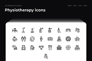 Physiotherapy icons, an Icon by Wencory (Thumbnail 1 of 2)