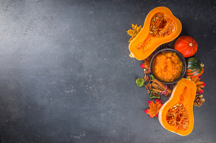 Autumn pumpkin spice baking backgrou stock photo containing pumpkin spice and, a Food & Drink Photo by Rimma