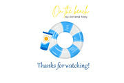 On the beach Vector Clipart Set, a Seasonal Illustration by Universe Mary (Thumbnail 8 of 8)