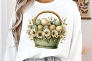 Whimsical Easter Basket Clipart, an Illustration by GatewayDesign (Thumbnail 3 of 5)