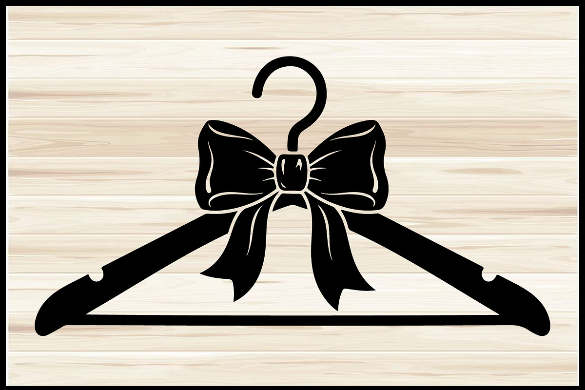 50 Clothes Hanger Silhouette Bundle, an Illustration by yasushie (Photo 2 of 4)