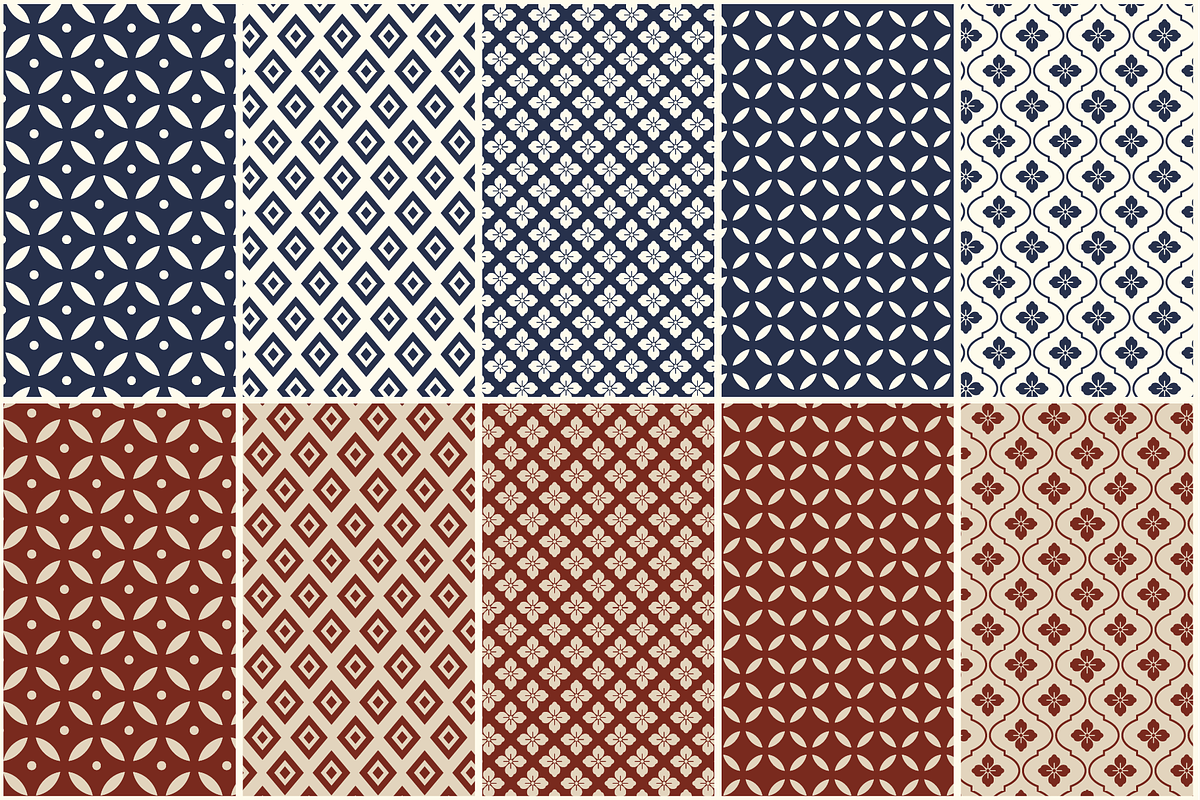 Japanese Geometrics, a Pattern Graphic by Suphansa (Photo 11 of 11)
