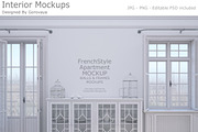Interior Mockup, French Apartment, a Product Mockup by Designed By Gorovaya (Thumbnail 1 of 6)